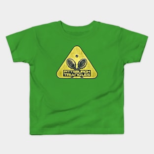 Pittsburgh Triangles Tennis Kids T-Shirt